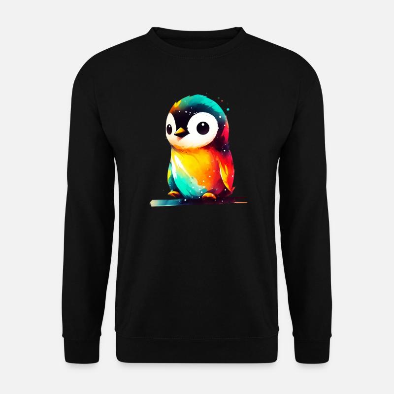 Pingouin - Sweat-shirt Unisexe - noir