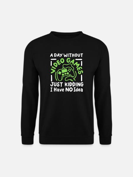 Gaming Gamer Videospiele - Unisex Pullover - Schwarz