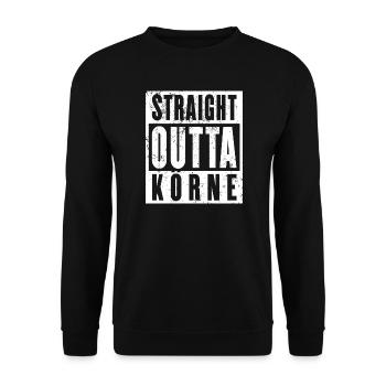 Körne, Ruhrgebiet, Ruhrpott, Dortmund Körne - Unisex Pullover - Schwarz - Vorne - Alina (178cm) & Michal (187cm)