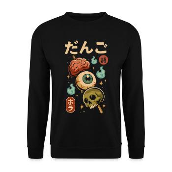 Dango d'horreur japonais - Sweat-shirt Unisexe - noir - Devant - Alina (178cm) & Michal (187cm)
