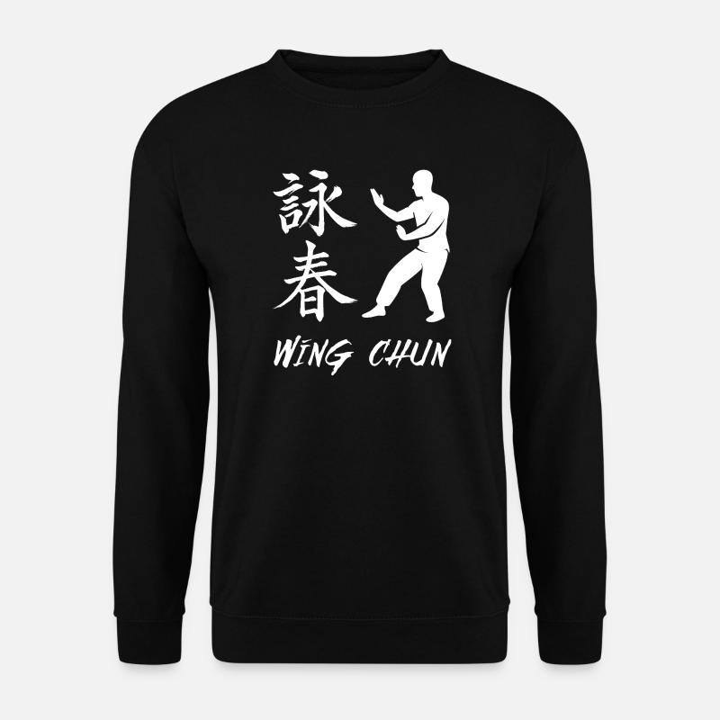 Wing Chun Fighter - Unisex Pullover - Schwarz