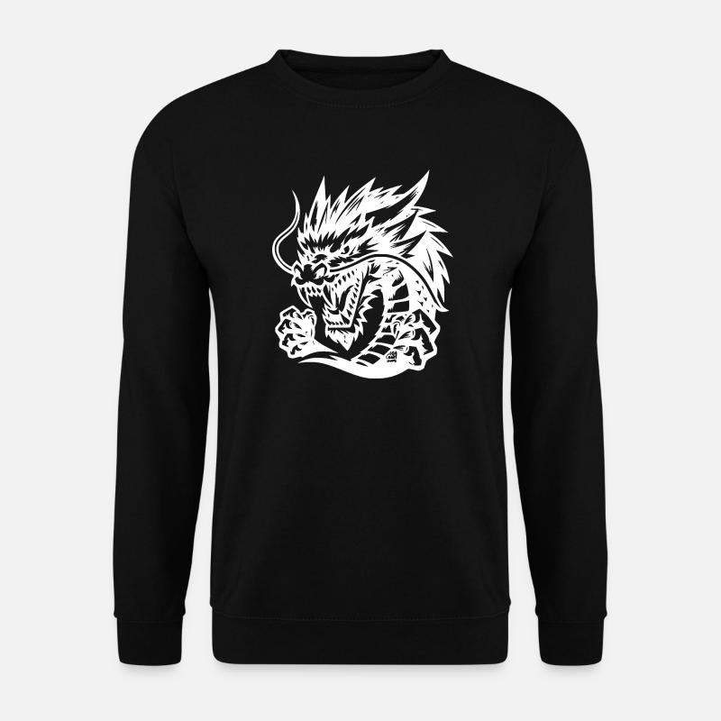 Ewiger Drache Tattoo Design - Unisex Pullover - Schwarz