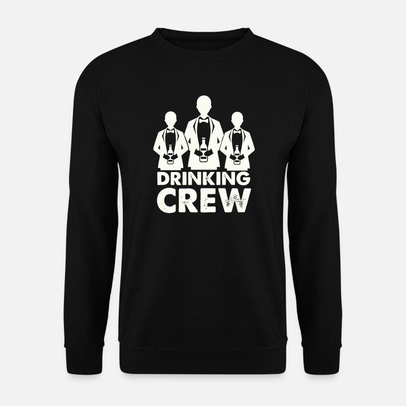 drinking_crew_01- - Unisex Sweatshirt - black