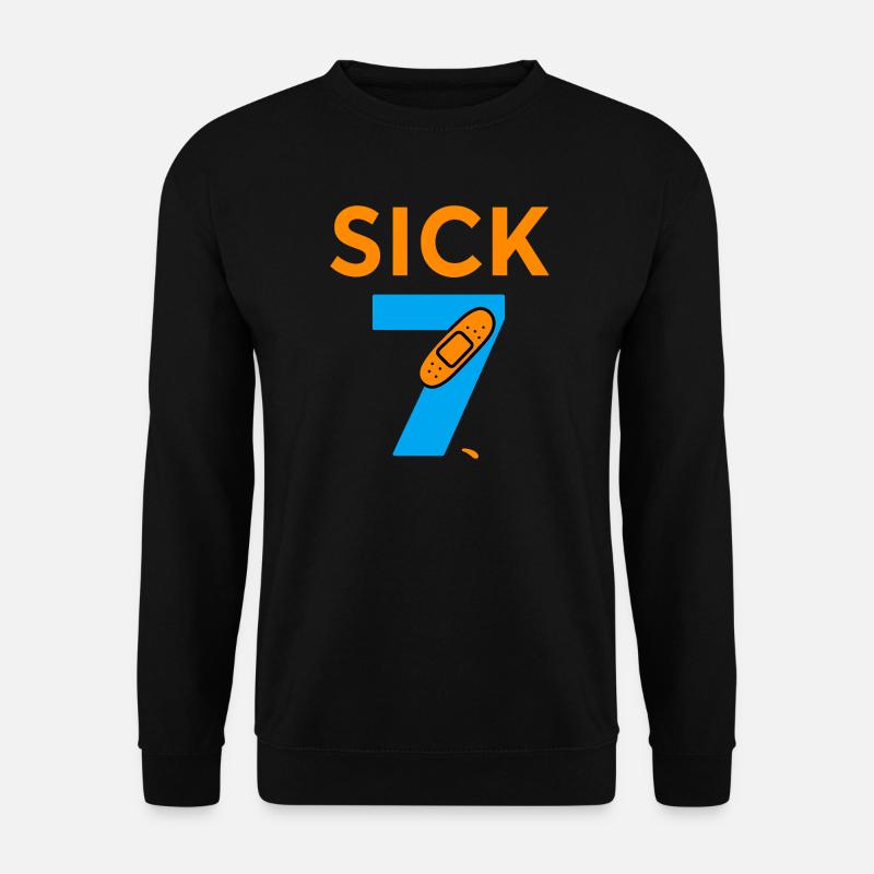 Sick Seven Meme Tee Six Seven  - Unisex Pullover - Schwarz