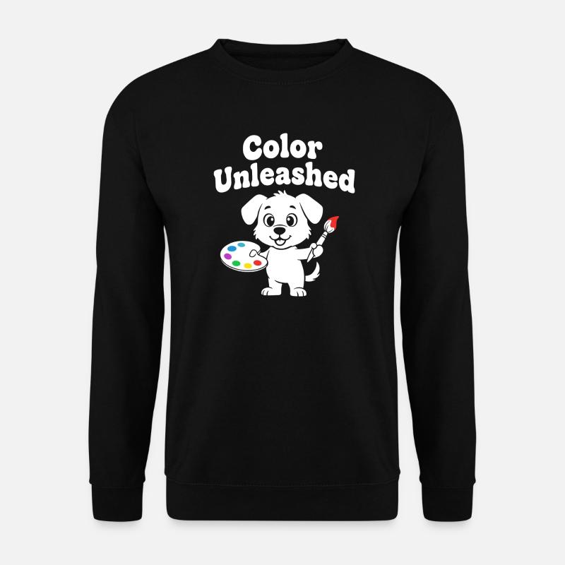Farbfreigeist Hund - Unisex Pullover - Schwarz