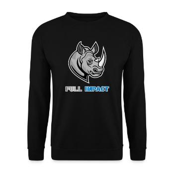 Nashorn-BJJ-Workout - Unisex Pullover - Schwarz - Vorne - Alina (178cm) & Michal (187cm)