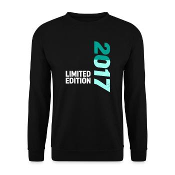 9e anniversaire 2017 Légende du cadeau de garçon - Sweat-shirt Unisexe - noir - Devant - Alina (178cm) & Michal (187cm)