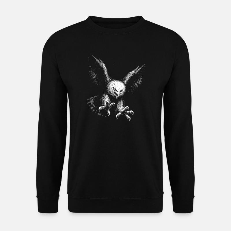 Pygargue à queue blanche - Sweat-shirt Unisexe - noir