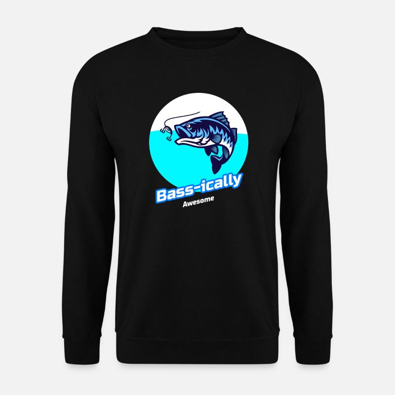 Bassmäßig großartig - Unisex Pullover - Schwarz