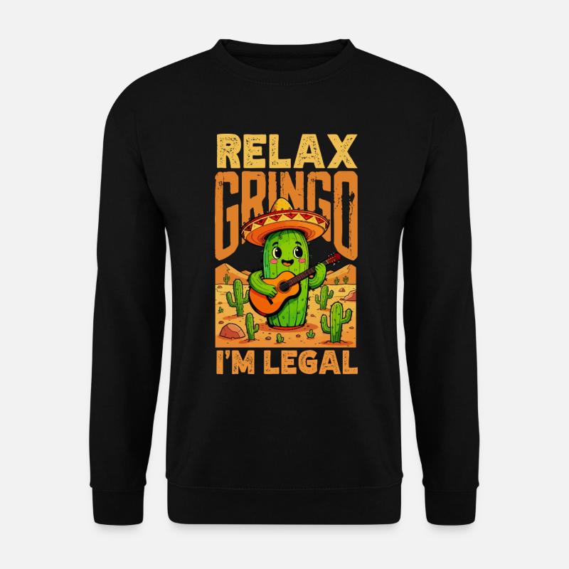 Mexico Pride & Home Mexican Mexico Flag - Unisex Sweatshirt - black