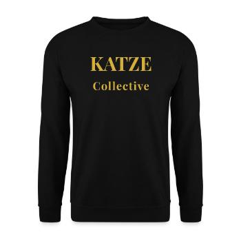 T-shirt chat minimaliste – Design premium - Sweat-shirt Unisexe - noir - Devant - Alina (178cm) & Michal (187cm)