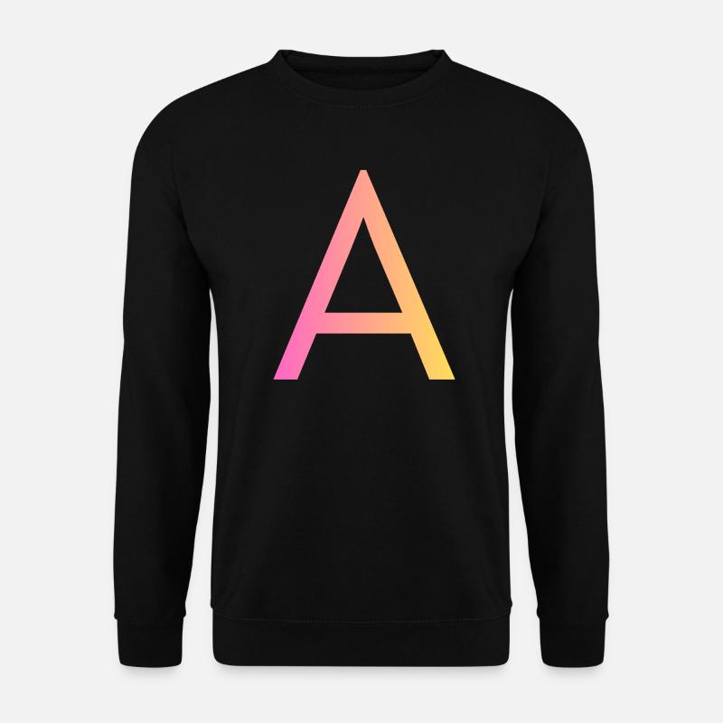 A - Unisex Sweatshirt - black
