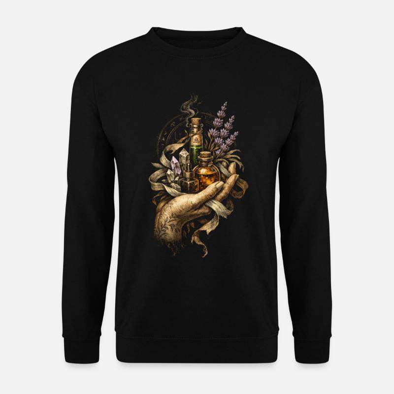 Apotheker Kräutersammler Apothekerin - Unisex Pullover - Schwarz