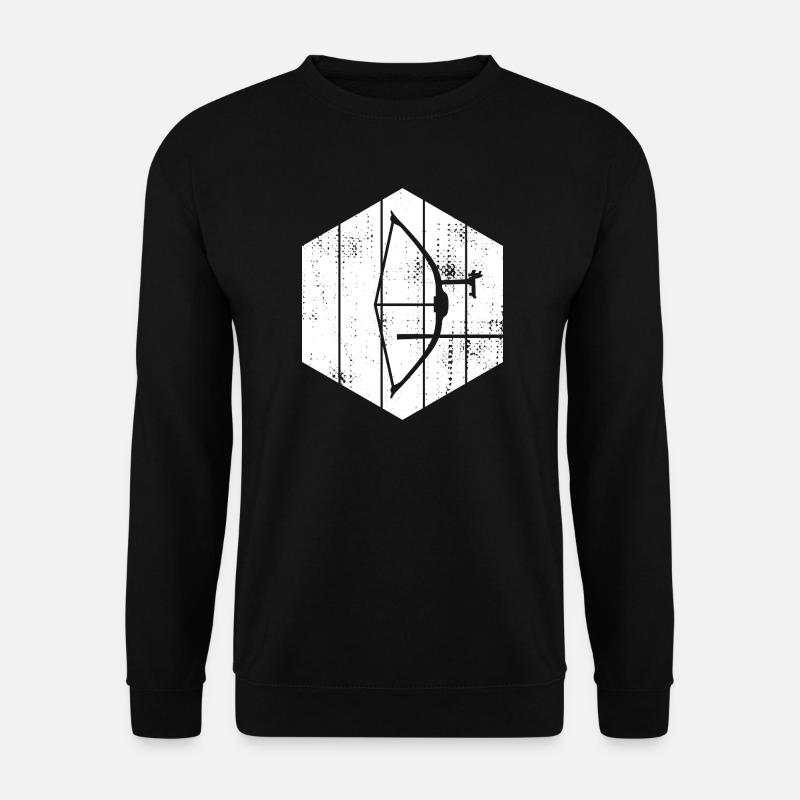 Bow and arrow sketch - Unisex Sweatshirt - black