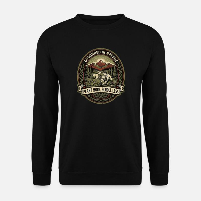 Planter plus de plantes - Sweat-shirt Unisexe - noir