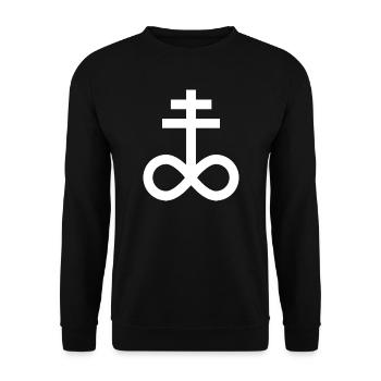 Croix du Léviathan - Sweat-shirt Unisexe - noir - Devant - Alina (178cm) & Michal (187cm)