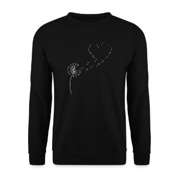Pissenlit - Sweat-shirt Unisexe - noir - Devant - Alina (178cm) & Michal (187cm)