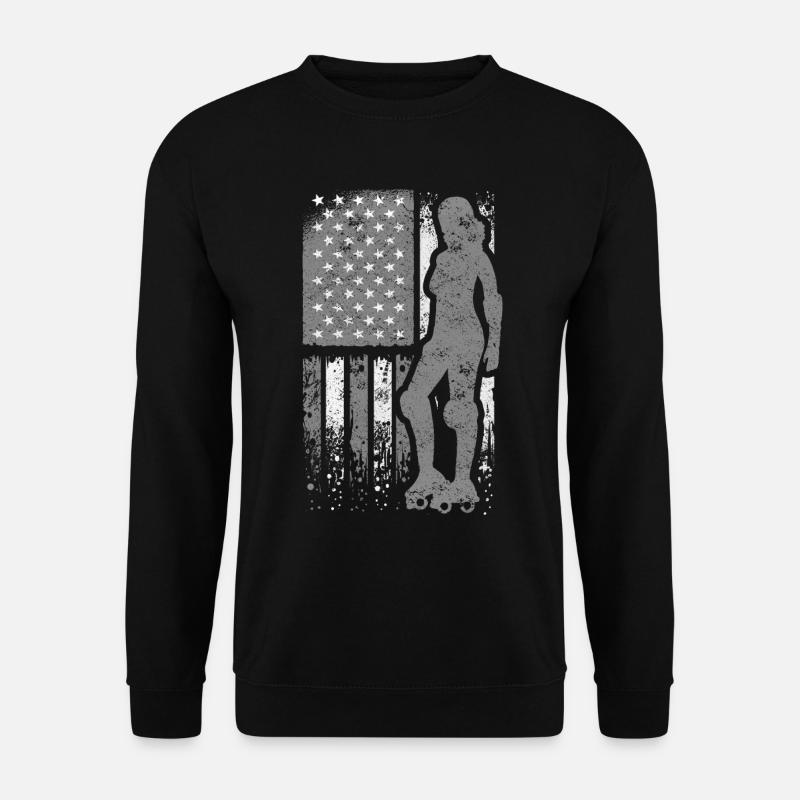 Rollschuhe Laufen Roller Skates - Unisex Pullover - Schwarz