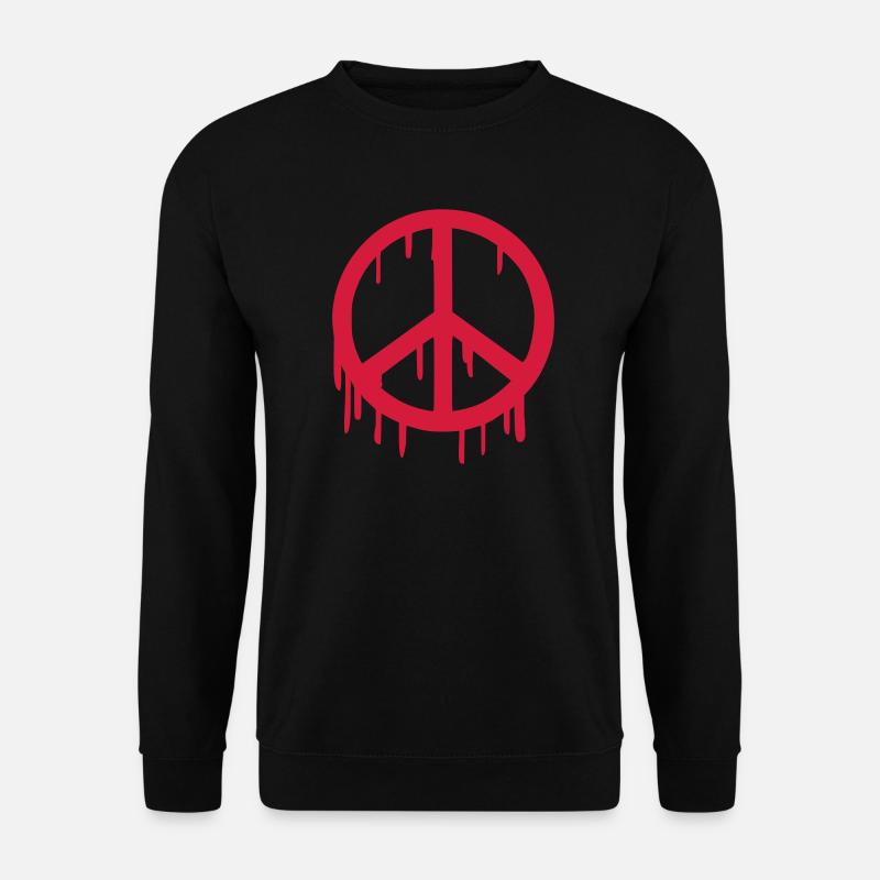 Peace Frieden - Unisex Pullover - Schwarz