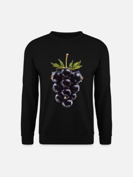 Brombeere Frucht - Unisex Pullover - Schwarz