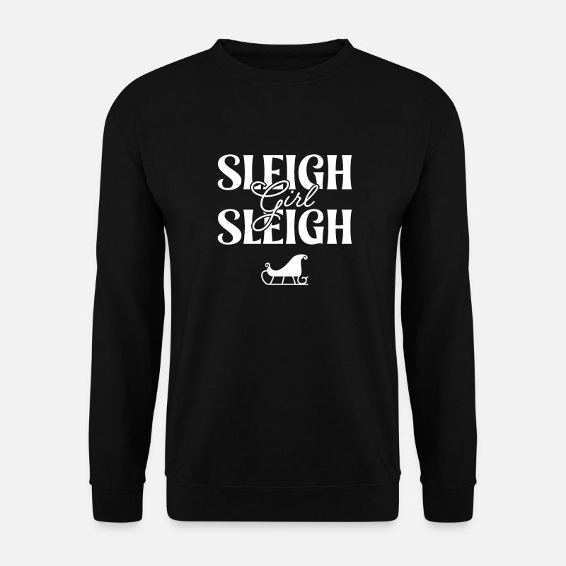Schlitten Mädchen Schlitten - Unisex Pullover - Schwarz