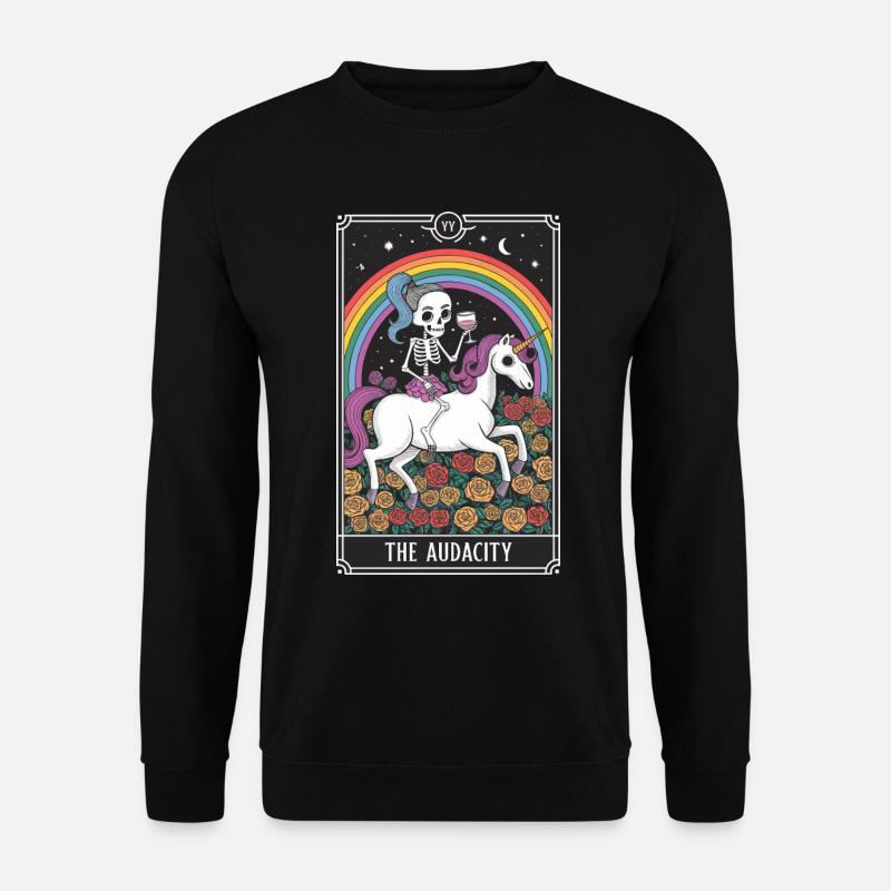 Tarotkarte - Unisex Pullover - Schwarz