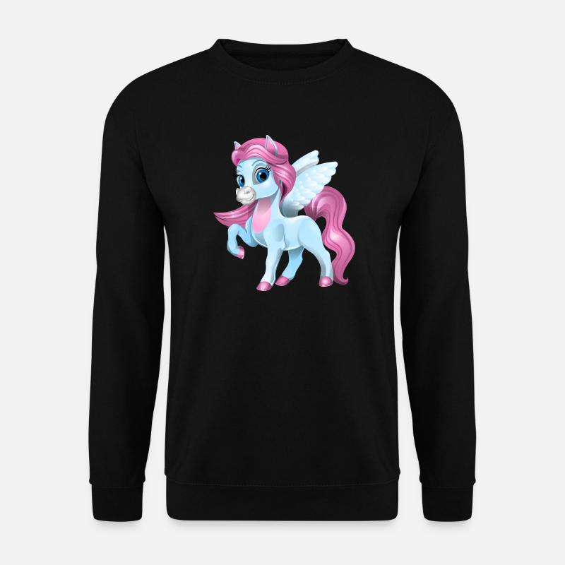 licorne - Sweat-shirt Unisexe - noir