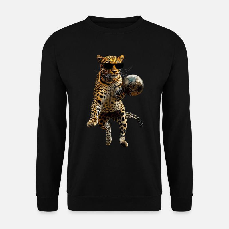 Leopard - Unisex Sweatshirt - black