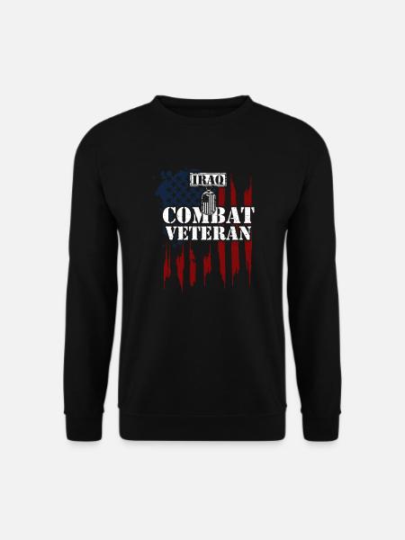 Iraq Combat Veteran - Veteran - Unisex Sweatshirt - black