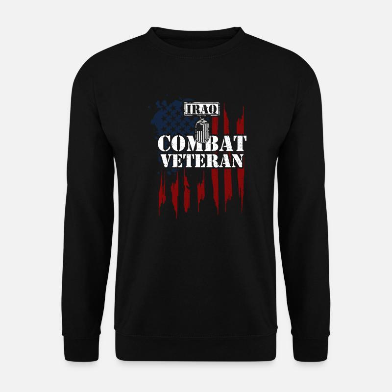 Iraq Combat Veteran - Veteran - Unisex Sweatshirt - black