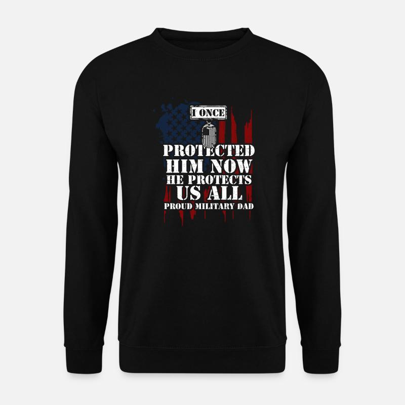 I Once Protected Him Now He Prot... - Unisex Sweatshirt - black