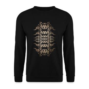Résumé n° 67 coloré - Sweat-shirt Unisexe - noir - Devant - Alina (178cm) & Michal (187cm)