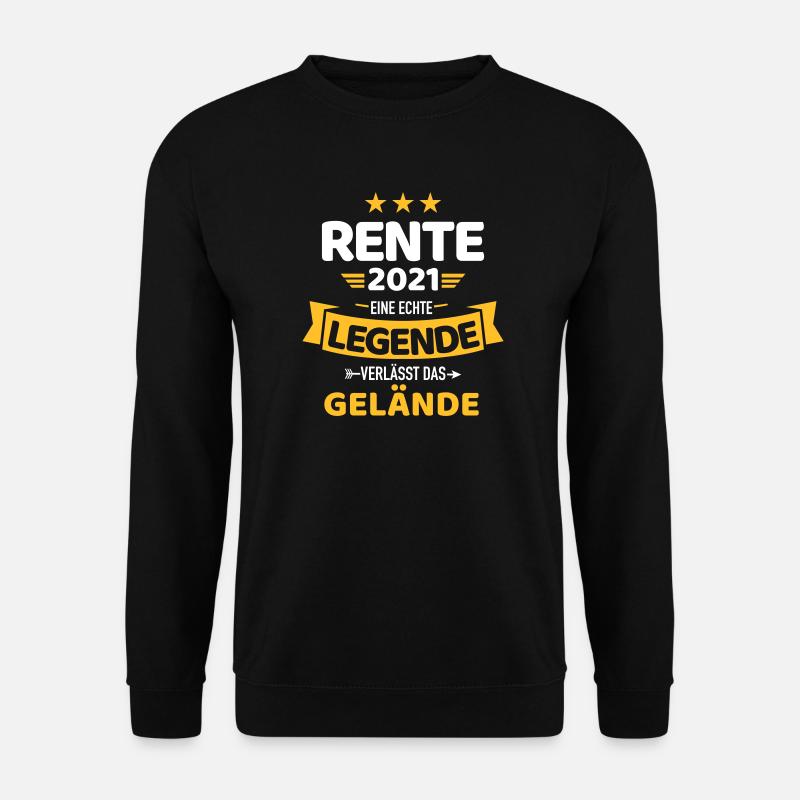 Rente 2021 - Unisex Pullover - Schwarz