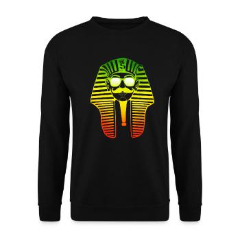 Pharaon Swagg Rasta - Sweat-shirt Unisexe - noir - Devant - Alina (178cm) & Michal (187cm)