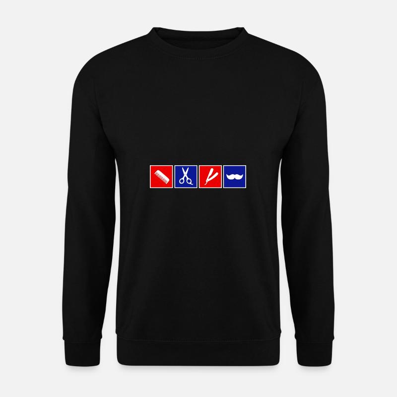 coiffeur - Sweat-shirt Unisexe - noir