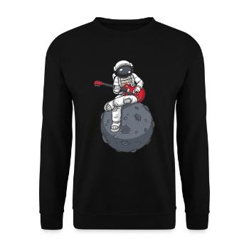 Gitarre - Unisex Pullover - Schwarz - Vorne - Alina (178cm) & Michal (187cm)