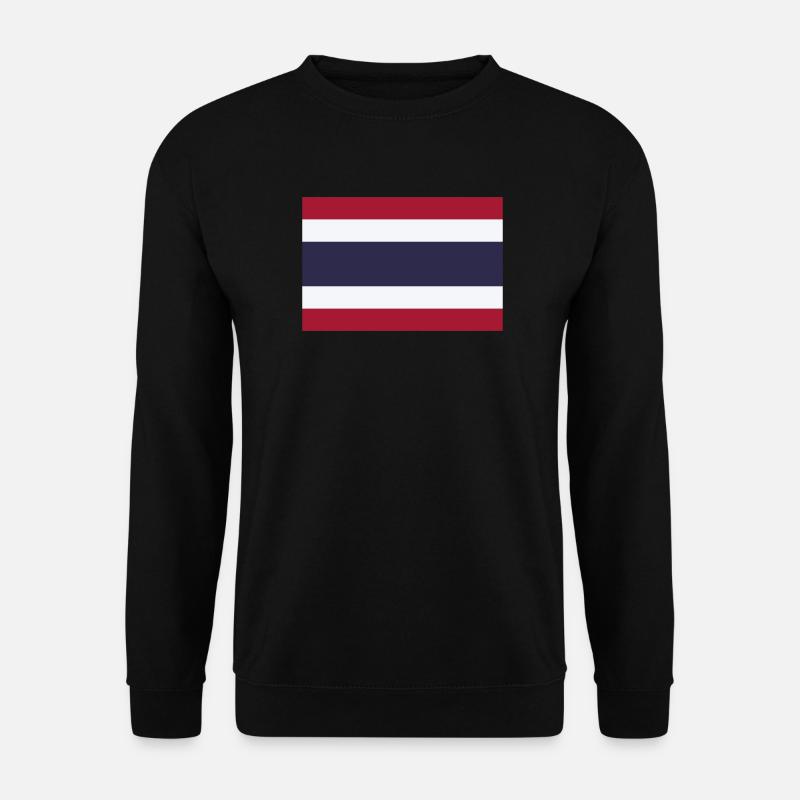 Thailand Fahne Flagge thailändisch Bangkok Thai - Unisex Pullover - Schwarz