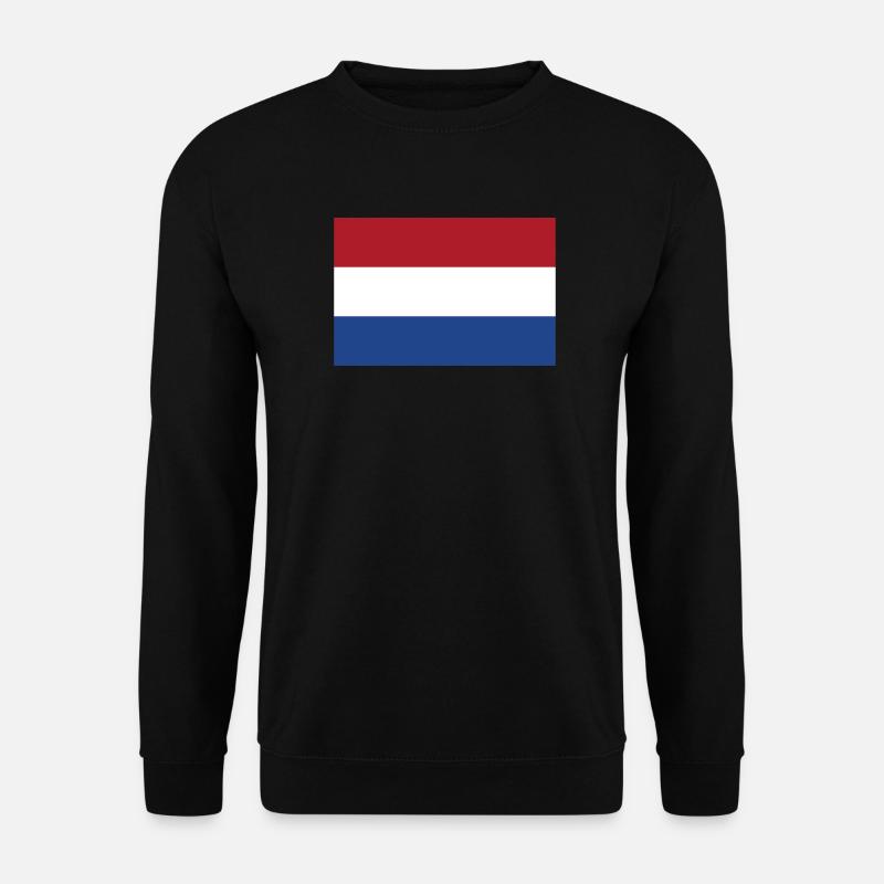 Pays-Bas Hollande Drapeau néerlandais Drapeau - Sweat-shirt Unisexe - noir