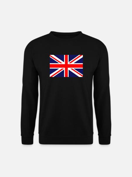 Großbritannien britisch Flagge Fahne - Unisex Pullover - Schwarz