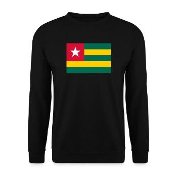 Togo drapeau togolais drapeau - Sweat-shirt Unisexe - noir - Devant - Alina (178cm) & Michal (187cm)