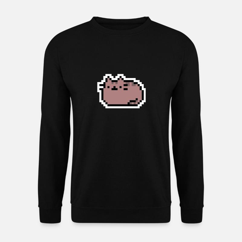 Kitten - Cat - CAT - Pixel - Pixelart - Unisex Sweatshirt - black