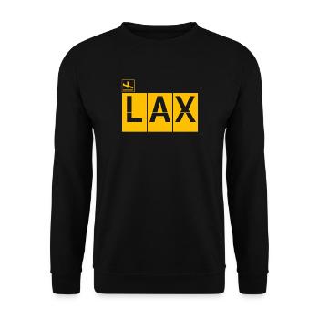 Destination - Los Angeles - Sweat-shirt Unisexe - noir - Devant - Alina (178cm) & Michal (187cm)