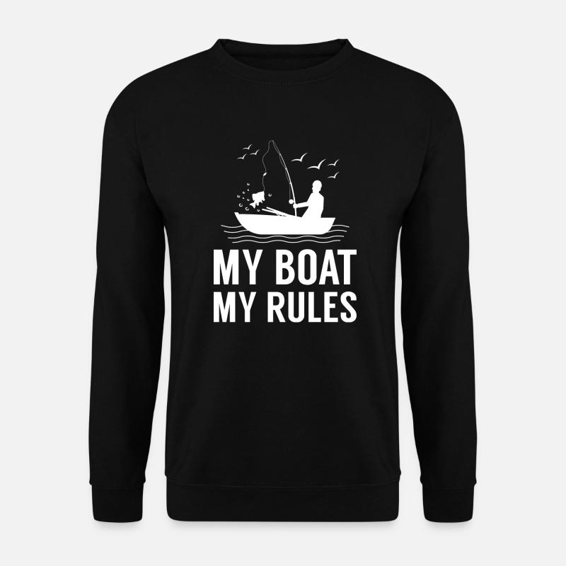 Mon bateau Mes règles - Sweat-shirt Unisexe - noir