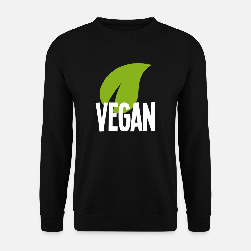 Vegan Shirt - Unisex Sweatshirt - black