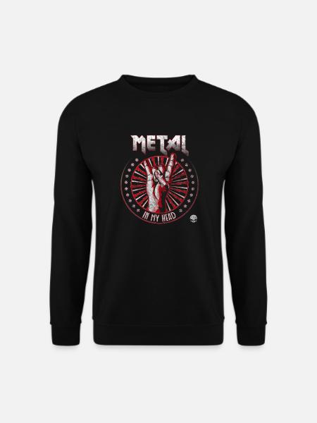 Metal In My Head - Unisex Pullover - Schwarz