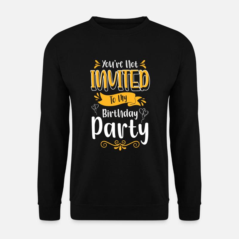 Feier Lustig - Unisex Pullover - Schwarz