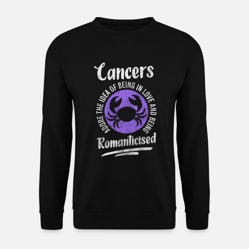 Krebs Astrologie Element Wasser - Unisex Pullover - Schwarz