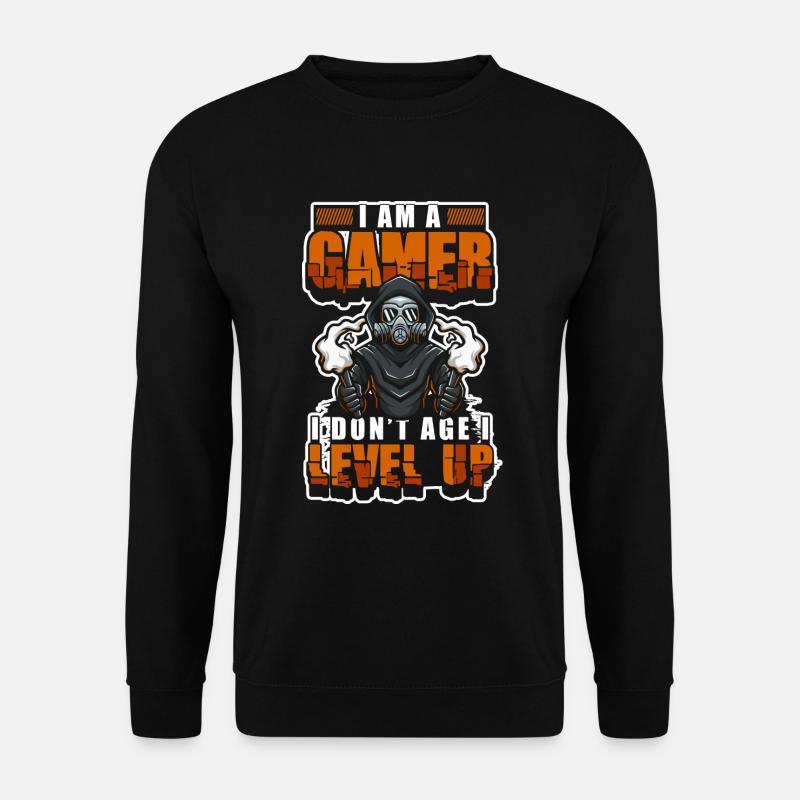 PC Online Gaming Grafik - Unisex Pullover - Schwarz