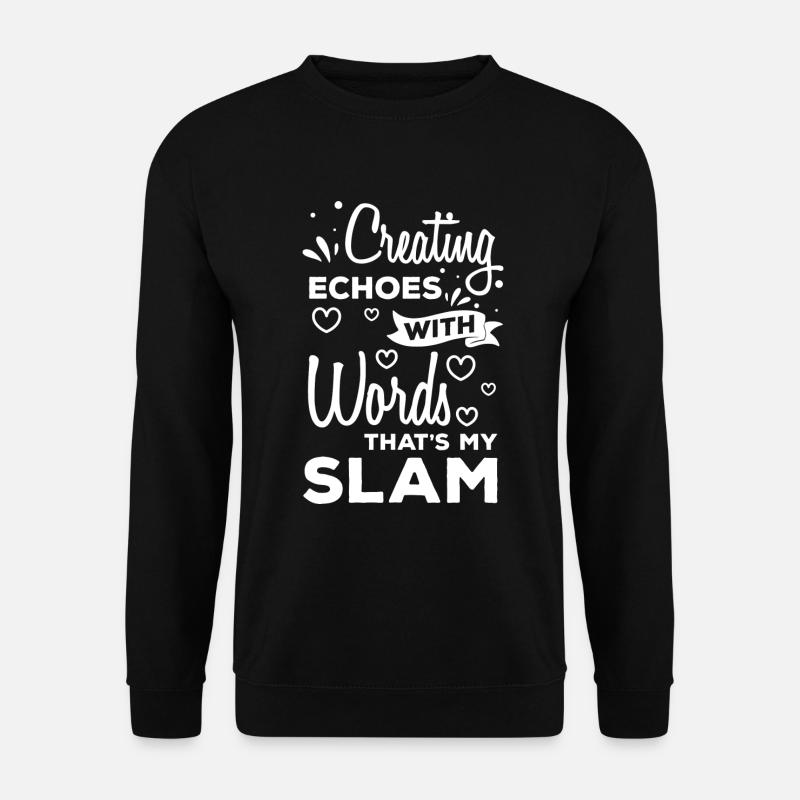 Poet Writing Style Book - Unisex Sweatshirt - black