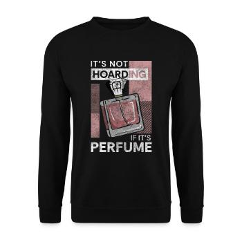 Flacon de parfum Soin du corps Spray parfumé - Sweat-shirt Unisexe - noir - Devant - Alina (178cm) & Michal (187cm)